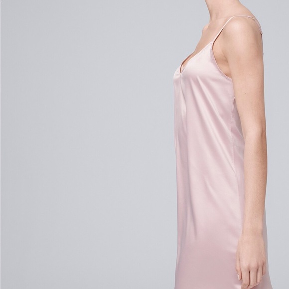 Pink Satin Chemise - Picture 3 of 4